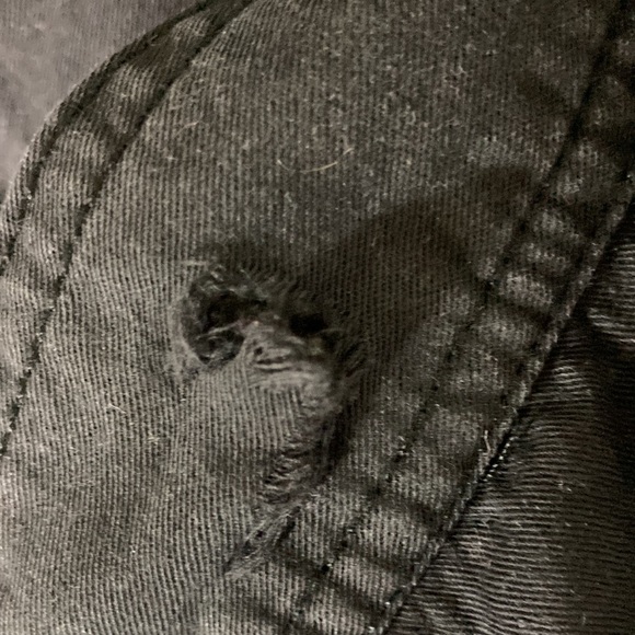 Double Zero 100% Cotton Ruffled Front Button Jacket Size M - Picture 11 of 13